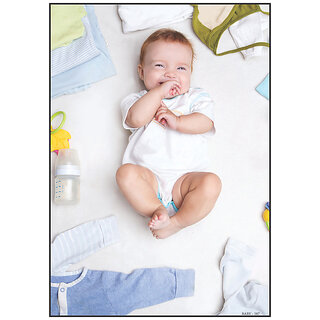 Cute Baby Poster for Pregnant Women - 13x19 Inch - High-Quality Glossy Print on Non-Tearable Paper by Smart Books Publishers | Perfect for Baby Room Decor