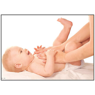 Smart Books Publishers Cute Baby Poster for Pregnant Women - 13x19 Inch, High-Quality Waterproof & Laminated Wall Art for Nursery, Perfect Baby Photos for Expecting Moms