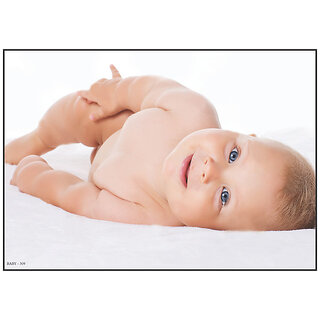 Cute Baby Poster for Pregnant Women - Smart Books Publishers | 13x19 Inch High-Quality Waterproof & Laminated Wall Art | Perfect for Nursery & Bedroom Dcor