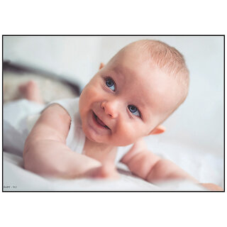 Cute Baby Poster for Pregnant Women - Smart Books Publishers | 300 GSM Glossy Non-Tearable Paper | 13x19 Inch High-Quality Laminated Baby Wall Art | Perfect for Nursery Decor
