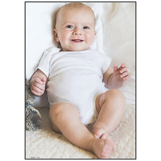 Cute Baby Poster for Pregnant Women - Smart Books Publishers | 13x19 Inch, 300 GSM Glossy, Water-Resistant & Laminated | Perfect for Nursery Decor & Baby Photos