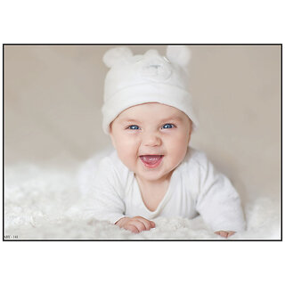 Smart Books Publishers Baby Poster - Cute & Colorful Dcor for Moms-to-Be | 300 GSM Glossy, Laminated, Waterproof | Perfect Wall Art for Pregnant Womens Rooms (13x19 Inch)