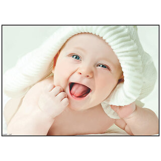 Cute Baby Poster - Smart Books Publishers | 13x19 Inch | High-Quality, Waterproof, Laminated Wall Art for Pregnant Women | Perfect for Nursery Decor & Baby Rooms