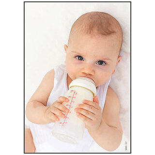 Cute Baby Poster for Pregnant Women - Smart Books Publishers | 13x19 Inch High-Quality, Waterproof & Laminated Print on 300 GSM Glossy Non-Tearable Paper | Perfect for Nursery & Bedroom Decor