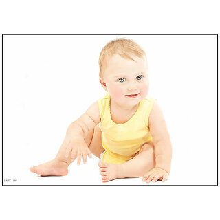 Cute and Charming Baby Poster for Pregnant Women - Smart Books Publishers | 13x19 Inch, High-Quality 300 GSM Glossy Non-Tearable Paper | Perfect for Baby's Room Decor