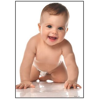Adorable Baby Poster for Expecting Moms by Smart Books Publishers - 300 GSM Glossy, Large 13x19 Inch, Waterproof & Laminated! Perfect for Baby Rooms & Nurseries