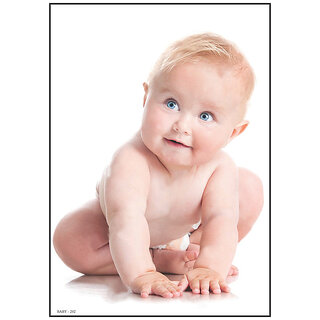 Smart Books Publishers Baby Poster - Adorable Wall Art for Expecting Moms | 300 GSM Glossy & Laminated | 13x19 Inch | Perfect for Nursery Decor and Pregnant Womens Rooms