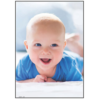 Cute Baby Poster for Pregnant Women - 13x19 Inch, 300 GSM Glossy, Waterproof, Laminated - Perfect Wall Decor for Nursery or Baby Room by Smart Books Publishers