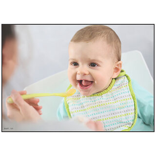 Cute Baby Poster for Pregnant Women - Smart Books Publishers | 13x19 Inch | 300 GSM Glossy Non-Tearable Paper | High-Quality Waterproof & Laminated Print | Adorable Wall Art for Baby Rooms