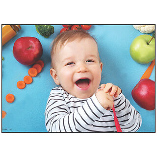 Cute Baby Poster for Pregnant Women - Smart Books Publishers | 13x19 Inch | High-Quality 300 GSM Glossy & Waterproof Paper | Perfect for Nursery Decor