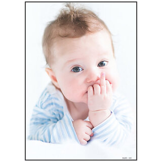 Cute Baby Poster for Pregnant Women - Smart Books Publishers | 300 GSM Glossy, Large 13x19 Inch, Waterproof & Laminated Wall Art for Baby Rooms