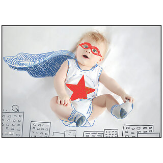 Cute Baby Poster for Pregnant Women - Smart Books Publishers | 13x19 Inch, High-Quality 300 GSM Glossy Laminated Print | Perfect Baby Wall Dcor for Expecting Moms