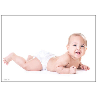 Cute Baby Poster for Pregnant Women | Smart Books Publishers | Large 13x19 Inch | High-Quality 300 GSM Glossy & Waterproof Print | Perfect for Baby's Room or Nursery Decor