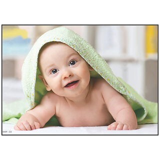 Smart Books Publishers Baby Poster - Adorable Dcor for Expecting Moms | 13x19 Inch | 300 GSM Glossy Non-Tearable Paper | Waterproof & Laminated | Perfect for Baby Rooms & Nurseries