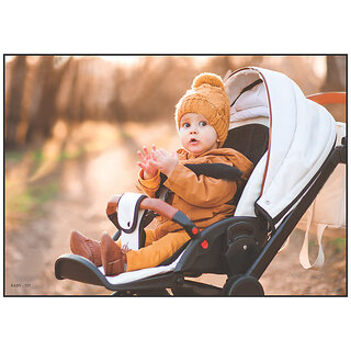 Smart Books Publishers Baby Poster - Adorable & Durable 13x19 Inch Wall Art for Pregnant Women | High-Quality 300 GSM Glossy, Waterproof & Laminated Design | Perfect for Nursery Decor