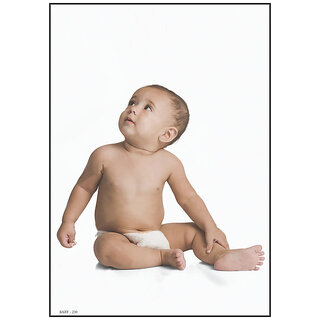 Smart Books Publishers Baby Poster - Cute & Colorful 13x19 Inch Wall Art for Expecting Moms | 300 GSM Non-Tearable, Waterproof Glossy Sheet | Perfect for Nursery Dcor