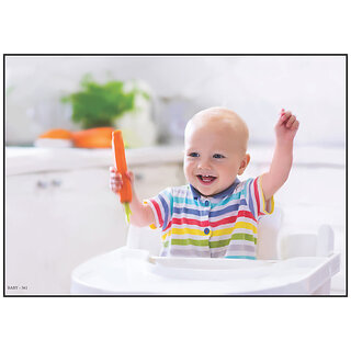 Adorable Baby Poster for Expecting Moms by Smart Books Publishers - 300 GSM Glossy, Large 13x19 Inch, Waterproof & Laminated! Perfect for Baby Rooms & Nurseries