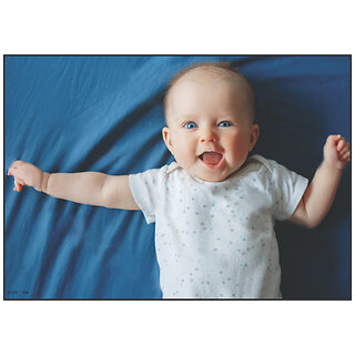 Adorable Baby Poster - Perfect for Expecting Moms by Smart Books Publishers | 300 GSM Glossy, Waterproof, and Laminated | 13x19 Inch High-Quality Print for Nursery Walls