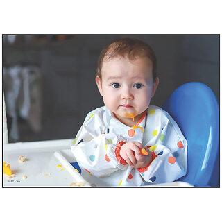 Cute Baby Poster for Pregnant Women - Smart Books Publishers | 13x19 Inch | High-Quality Waterproof & Laminated Print on 300 GSM Glossy Paper | Perfect for Babys Room or Nursery Decor