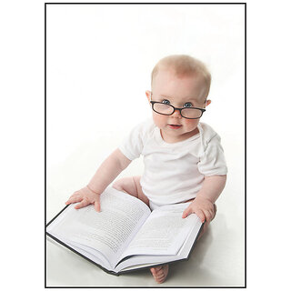 Cute Baby Poster for Pregnant Women - Smart Books Publishers | 13x19 Inch, High-Quality, Water-Proof, Non-Tearable 300 GSM Glossy Paper  Perfect for Nursery Walls