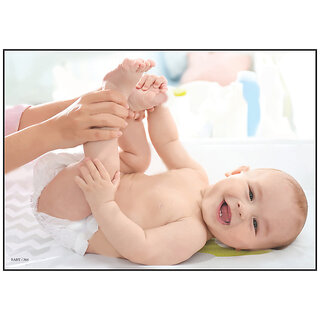Cute Baby Poster for Pregnant Women - Smart Books Publishers | 300 GSM Glossy, Large 13x19 Inch, Waterproof & Laminated Wall Art for Baby Rooms