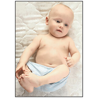 Cute Baby Poster for Expecting Moms - Smart Books Publishers | 300 GSM Glossy, Water-Proof & Laminated | 13x19 Inch High-Quality Wall Art for Baby Rooms