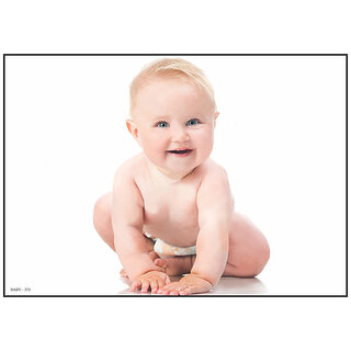 Smart Books Publishers Baby Poster  Adorable Wall Art for Expecting Moms | 13x19 Inch 300 GSM Glossy Non-Tearable, Waterproof & Laminated | Perfect for Baby Rooms & Nursery Decor