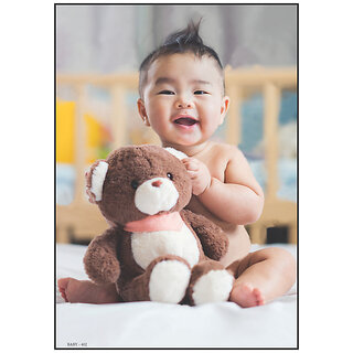 Cute Baby Poster for Pregnant Women - Smart Books Publishers | 300 GSM Glossy, Non-Tearable, 13x19 Inch | High-Quality, Waterproof & Laminated Wall Art for Nursery & Bedroom Decor