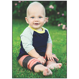 Cute Baby Poster for Pregnant Women - Smart Books Publishers | 300 GSM Glossy, Waterproof & Laminated | Large 13x19 Inch Wall Decor for Nursery & Bedroom