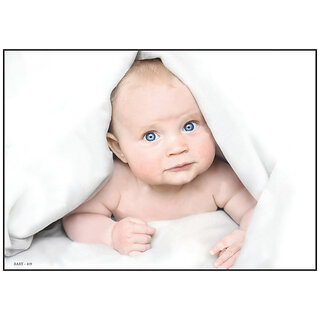 Smart Books Publishers Baby Poster - Adorable Wall Art for Pregnant Women | 300 GSM Glossy, Water-Resistant & Laminated | Perfect 13x19 Inch Size for Baby Rooms | Cute Baby Photos for Your Walls