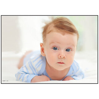 Smart Books Publishers Baby Poster - Adorable Wall Art for Expecting Moms | 300 GSM Glossy, Water-Proof & Laminated, 13x19 Inch | Perfect for Nursery Decor & Baby Photos