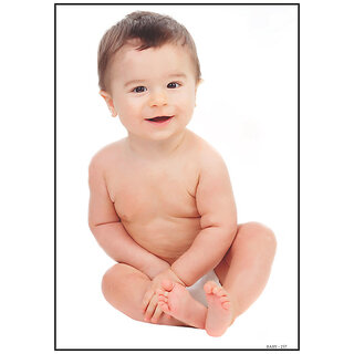 Smart Books Publishers Baby Poster - Adorable & Inspiring Decor for Expecting Moms | 300 GSM Glossy, Waterproof, and Laminated | 13x19 Inch | Perfect for Nursery Walls