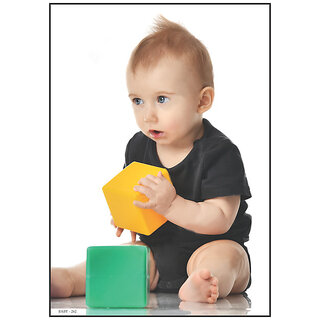 Smart Books Publishers | 13x19 Inch | 300 GSM Glossy Non-Tearable Paper | Perfect for Pregnant Women & Nursery Walls | High-Quality, Waterproof & Laminated