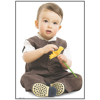 Cute Baby Poster for Pregnant Women - 13x19 Inch, High-Quality 300 GSM Glossy Print | Perfect Wall Dcor for Baby's Room | Waterproof & Laminated by Smart Books Publishers