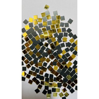 Golden Square Raguler Shape Mirrror 7mm 740Piece in 100gram