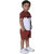 Kid Kupboard Cotton Boys T-Shirt and Short Set, Multicolor, Half-Sleeves, 5-6 Years KIDS7425