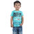 Kid Kupboard Cotton Baby Boys T-Shirt, Light Blue, Half-Sleeves, 3-4 Years KIDS7430