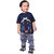 Kid Kupboard Cotton Baby Boys T-Shirt, Dark Blue, Half-Sleeves, 3-4 Years KIDS7432