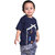 Kid Kupboard Cotton Baby Boys T-Shirt, Dark Blue, Half-Sleeves, 3-4 Years KIDS7432