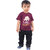 Kid Kupboard Cotton Baby Boys T-Shirt, Dark Purple, Half-Sleeves, 2-3 Years KIDS7436