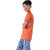 Kid Kupboard Cotton Boys T-Shirt, Bright Orange, Half-Sleeves, 10-11 Years KIDS7440