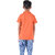 Kid Kupboard Cotton Boys T-Shirt, Bright Orange, Half-Sleeves, 10-11 Years KIDS7440