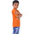 Kid Kupboard Cotton Boys T-Shirt, Bright Orange, Half-Sleeves, 7-8 Years KIDS7443