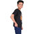 Kid Kupboard Cotton Boys T-Shirt, Dark Black, Half-Sleeves, 10-11 Years KIDS7451