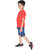 Kid Kupboard Cotton Boys T-Shirt, Light Red, Half-Sleeves, 7-8 Years KIDS7453