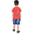 Kid Kupboard Cotton Boys T-Shirt, Light Red, Half-Sleeves, 7-8 Years KIDS7453