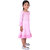 Kid Kupboard Cotton Girls A-Line Frock, Light Pink, Full-Sleeves, 6-7 Years KIDS7457