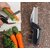 Smart chop and kitchen knife 2 in 1 clever cutter for cooking vegetable and fruit stainless steel blade black pack of 1