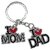 I Love Dad and Mom Keychain  Dad and Mom Metal Keychain  Gift for Parents  Family Key chain for Mom and Dad  Anniversary Wedding Birthday Gift for Parents