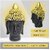 Buddha Head Statue  Black and Gold color Head Budhha Handcrafted Resin Decorative Sculpture for Home Garden  Meditation  Peaceful Zen Decor for Spiritual Living Spaces Brings SuccessPeace in Home
